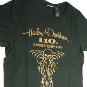 Lot of 5 Harley Davidson women tee large NWOT